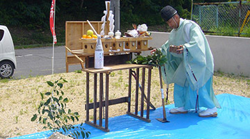 地盤調査・整地・地盤改良・地鎮祭